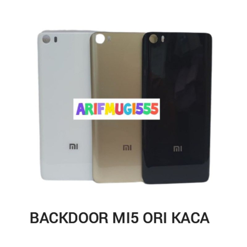 Backdoor Backcover Kesing Casing Housing Tutup Belakang Xiaomi Mi5 Original