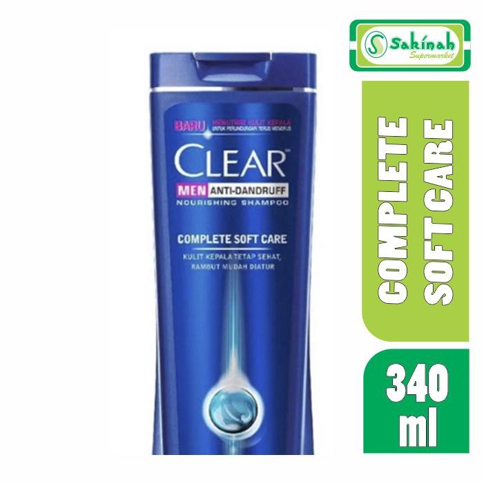 Clear Men Shampoo Anti Ketombe Complete Soft Care 340Ml