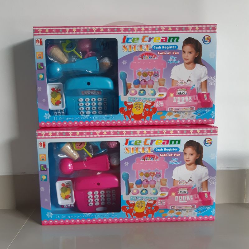 Mainan Cash Register &amp; Ice Cream Store - Kasir Kasiran Anak Edukatif