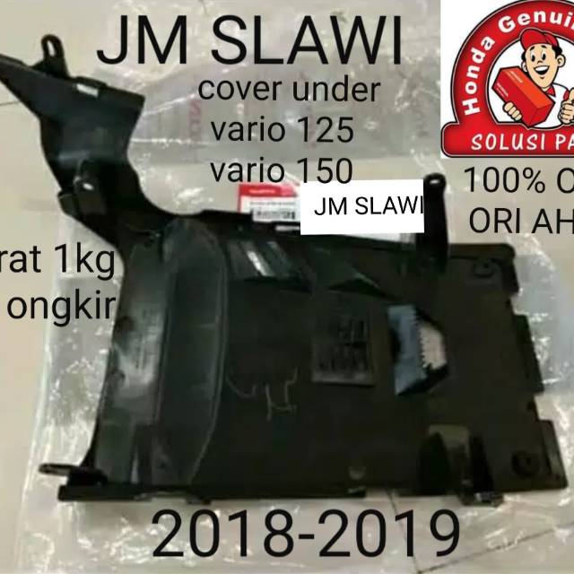 64340-K59-A70ZB/K2V cover under kolong lumpur new vario 125 vario 150 2018-2024, asli honda ahm, ori honda ahm