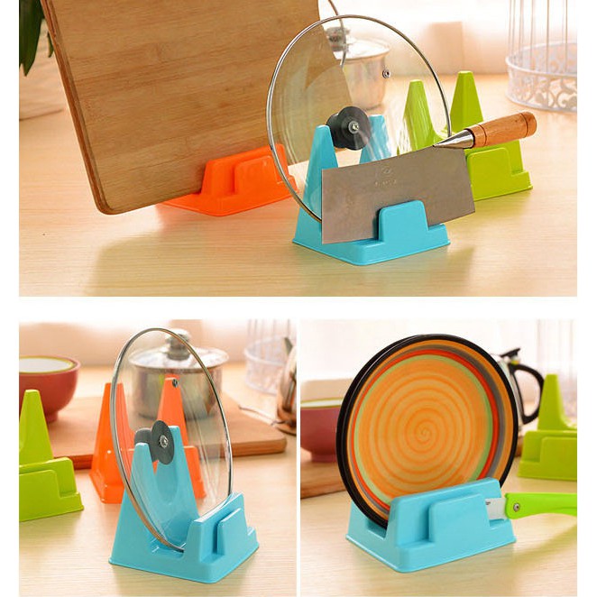 Travelmate Rak Tempat Pisau Tutup Panci Talenan /Knife &amp; Lid Rack &amp; Cutting Board