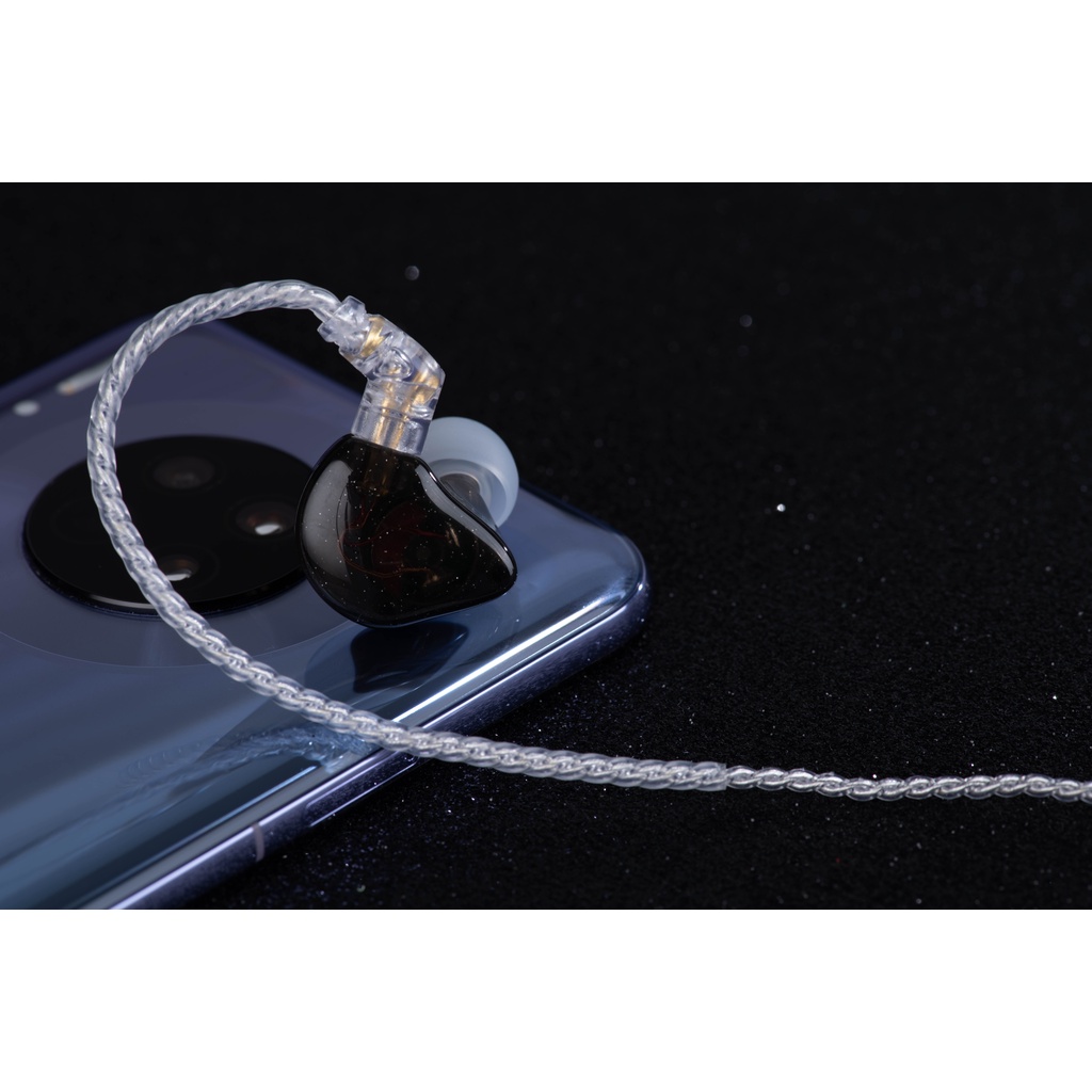 Tinhifi T1 Plus Earphone In Ear Dinamis Kabel Jack 3.5mm Dengan 2 Pin Konektor Untuk Sport / Lari