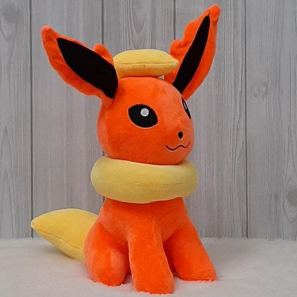 Boneka Flareon 18cm/07'/boneka teman pokemon/boneka pikachu/boneka lucu/kado ultah/Boneka Pokemon