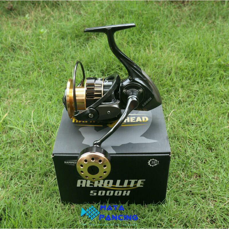 Reel hammerhead aerolite 1000 3000 5000 carbon body power handle hammerhead aerolite