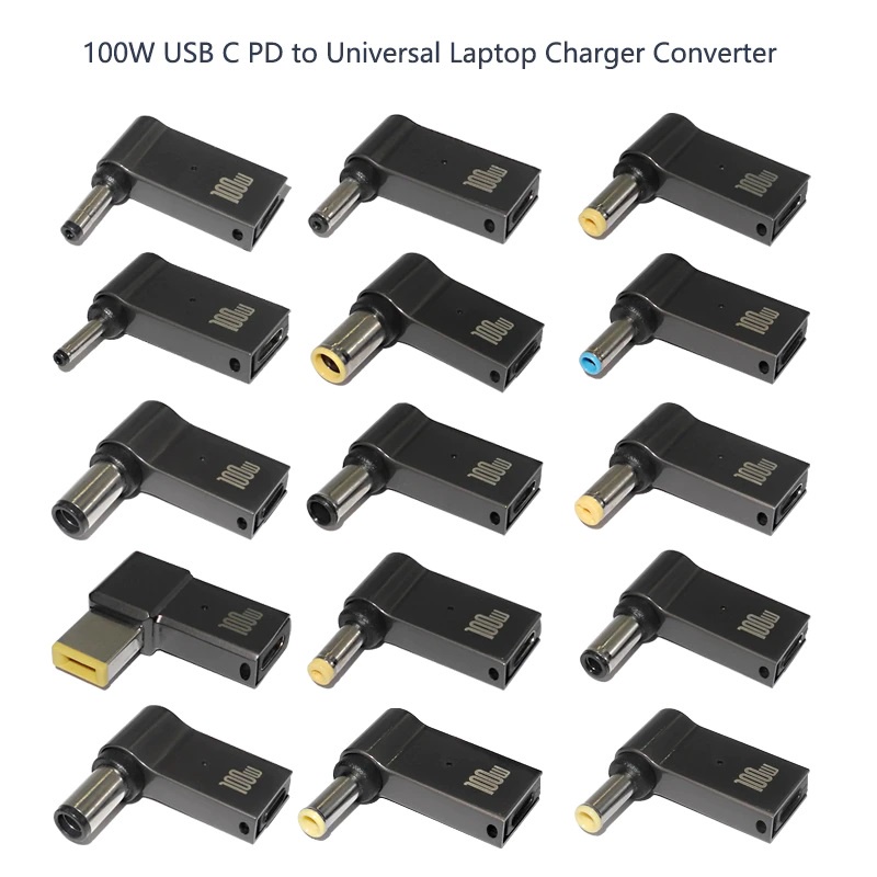 Konektor USB Type-C to DC Male Plug 100W PD Adapter Charger Laptop