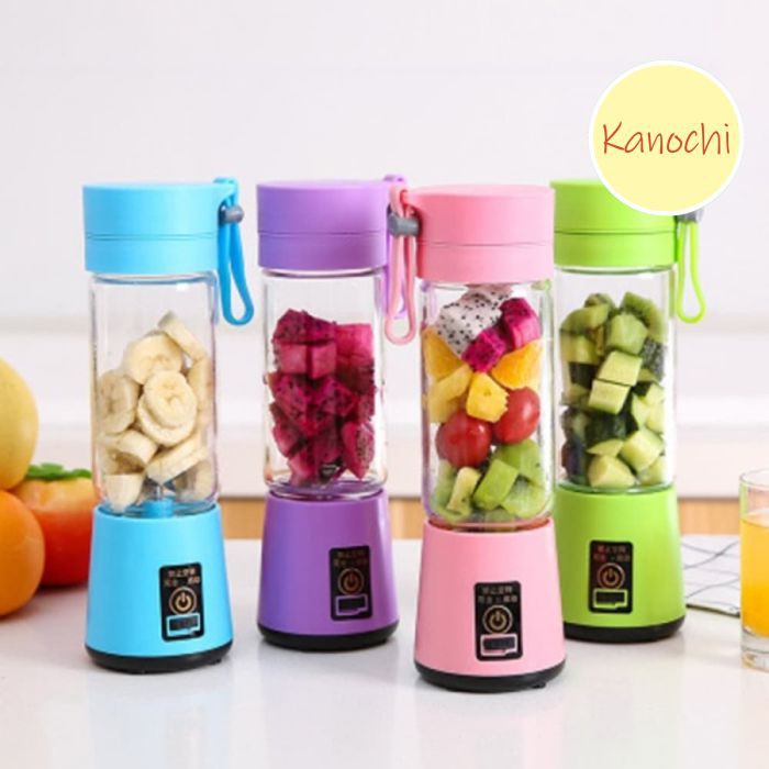 Blender Mini Portable Rechargeable USB Jus Buah Travel Shake n Take