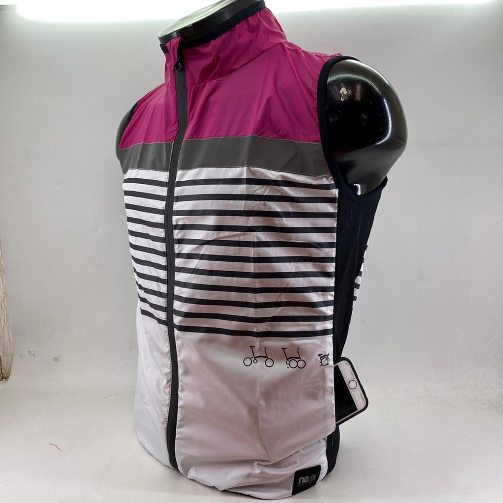 Rompi Gowes Unisex Bersepeda Vest Sepeda Pria Wanita Jaket Windbreaker