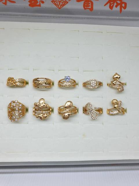 [1 LUSIN RANDOM] CINCIN XUPING MATA ZIRCON