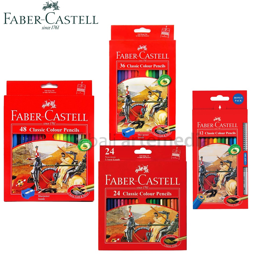 Faber-Castell Classic Colour Set 12/24/36/48