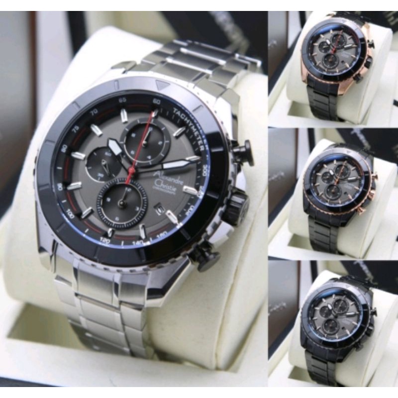 Original Alexandre christie jam tangan pria ac6503/ ac 6503