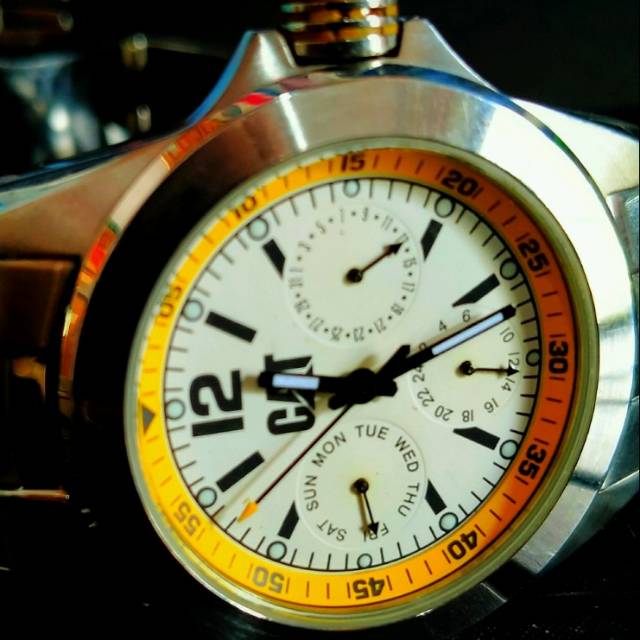 Jam tangan caterpillar second , jam tangan pria