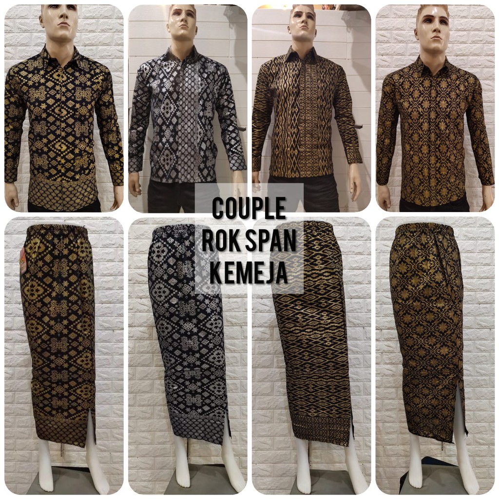 COUPLE KEBAYA ROK SPAN KEMEJA PANJANG