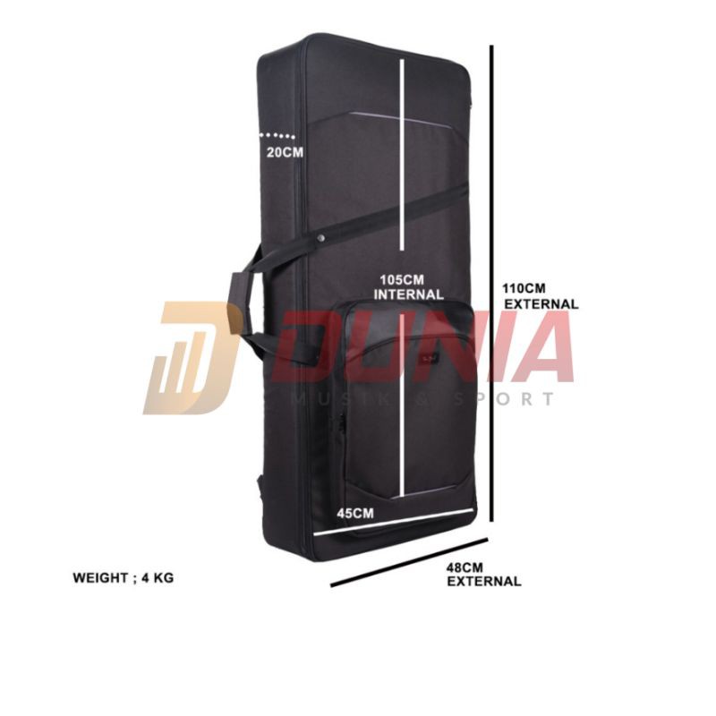 Tas Keyboard Dr Case / Keyboard Case - Black / Tas Keyboard Murah