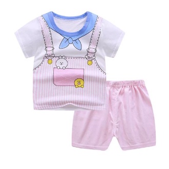 SETELAN ANAK IMPORT 1-5 TAHUN HIGH QUALITY/ SETELAN ANAK MURAH / SETELAN BAYI IMPORT FASHION PITA BIRU