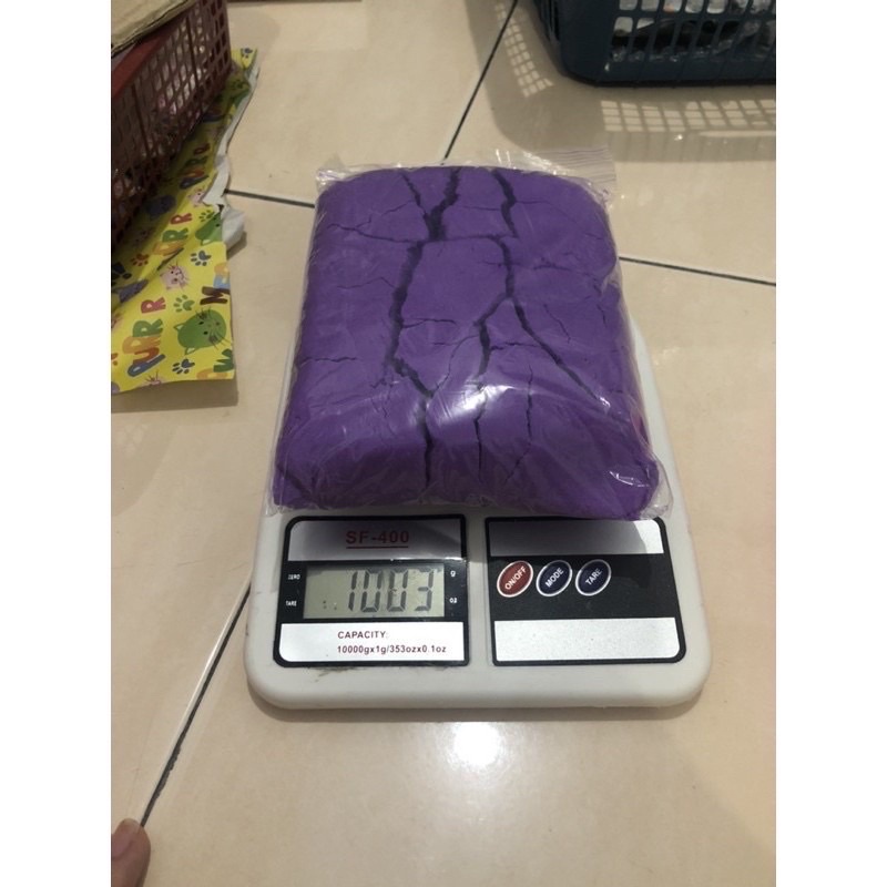 pasir ajaib 1kg mainan anak pasir refill 1kg pasir ajaib 1 kg sensory play sand montesorry anak