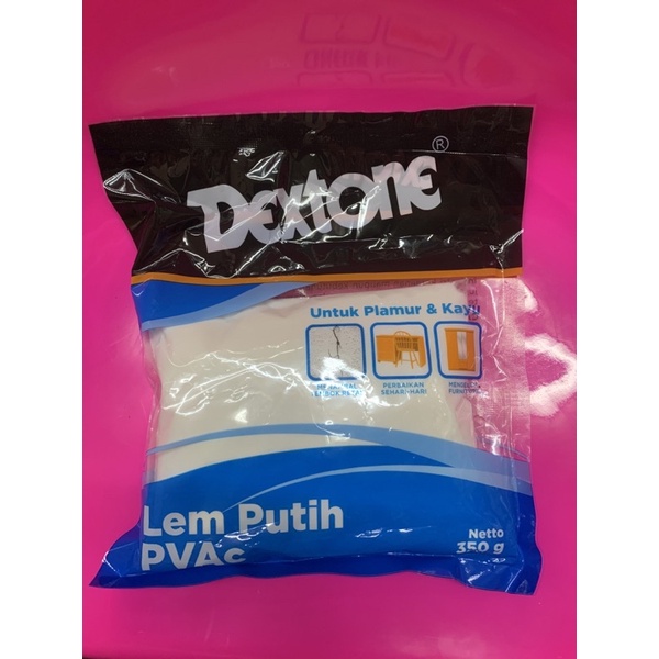 LEM DEXTONE KANTONG 350 GR / LEM KAYU DEXTONE BIRU SUPER MURAH