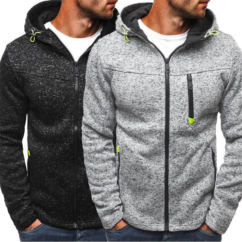 mens zip up sweatshirt without hood