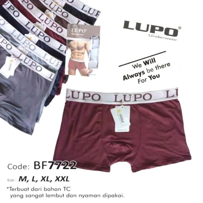 12 pcs CD pria model boxer murah | boxer pria bahan katun | CD boxer lupo dan fema