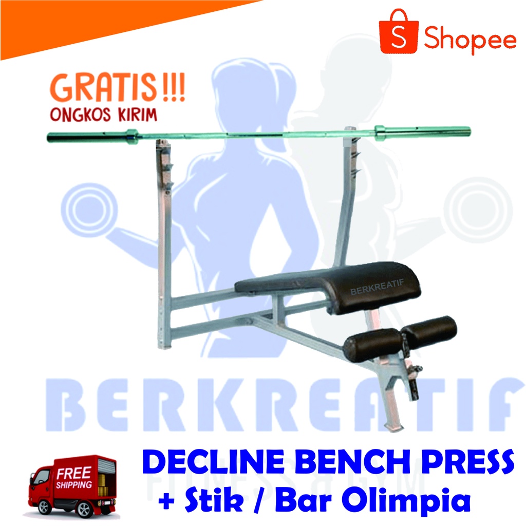 ALAT FITNESS DECLINE BENCH PRESS  + BEBAN