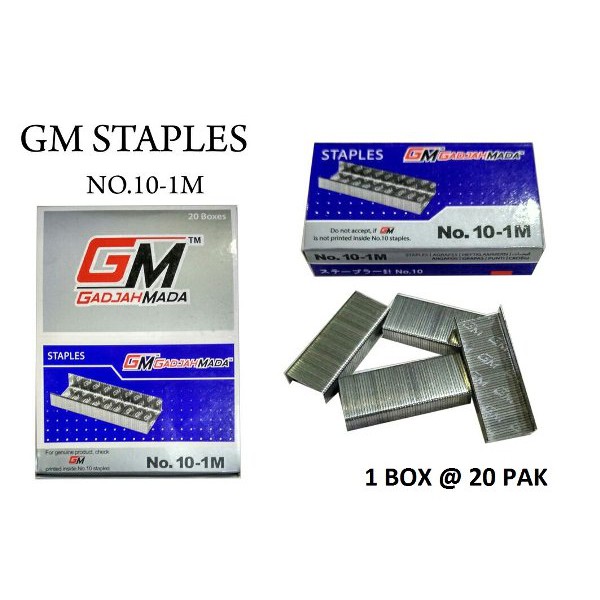 

ISI STAPLES GM NO. 10-1 M GROSIR 1 BOX BESAR