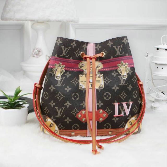 NEW ARRIVAL LOUIS VUITTON NEO NOE LEATHER BAG L40649