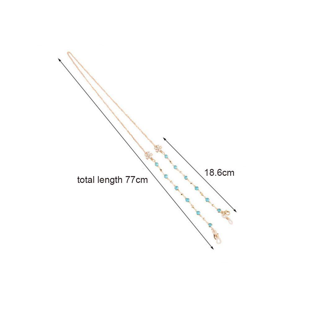 Nanas Rantai Kacamata Wanita Kalung Penahan Kacamata Cord Holder