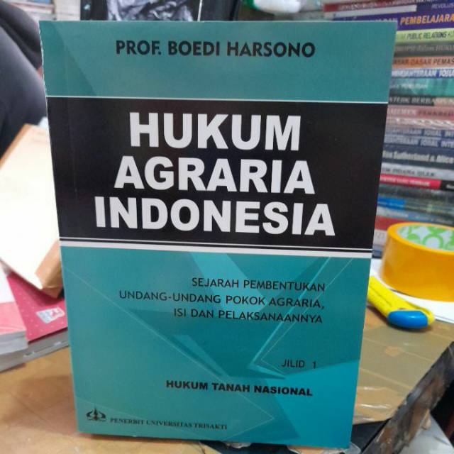Hukum Agraria Indonesia ...Prof Budi Harsono