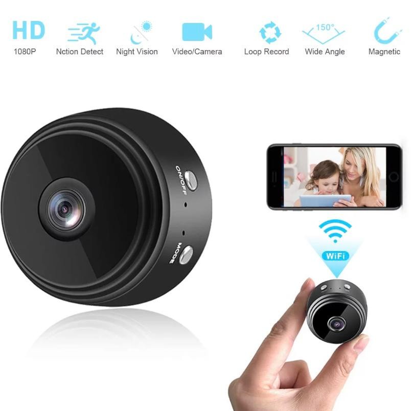 CCTV Wireless Wifi Spy IP Cam A9 Magnet Camera Kamera Mini Full HD