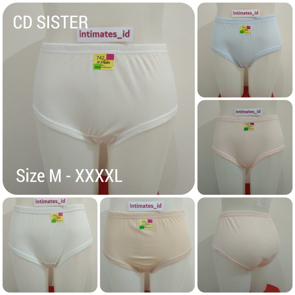 CD sister - Celana Dalam Sister Katun Halus Nyaman