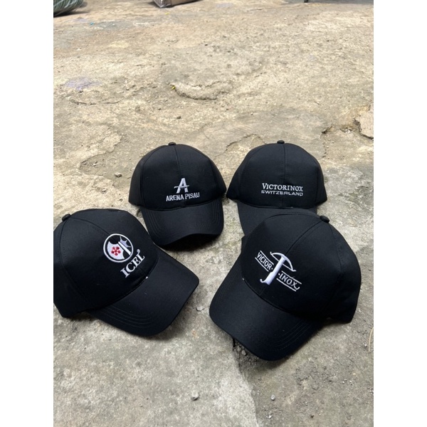 topi baseball victorinox cap payung, icel portugal,  arena pisau