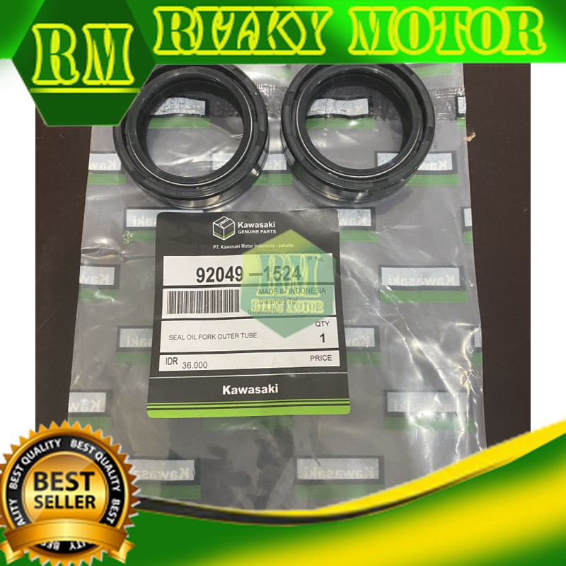 33 46 11 Seal Shock Depan Motor Kawasaki KLX 150 G S L Tele Ninja R RR Uk 33 Promo RM1411