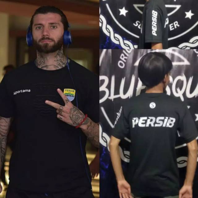 Kaos Persib Official Hitam Premium