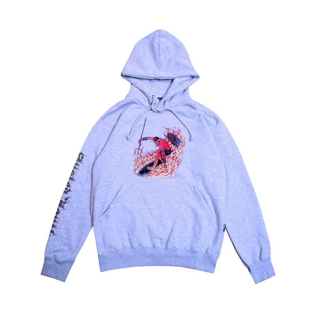 HUSTED SLAY GREY HOODIE