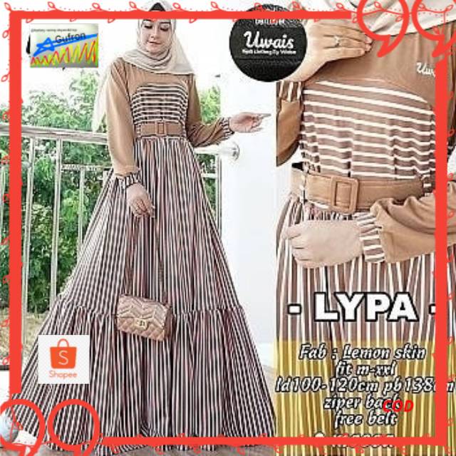 Maxy dress maxi lypa lipa herlin saukiah saukilah saudiah donera casual khilda noora sabrina