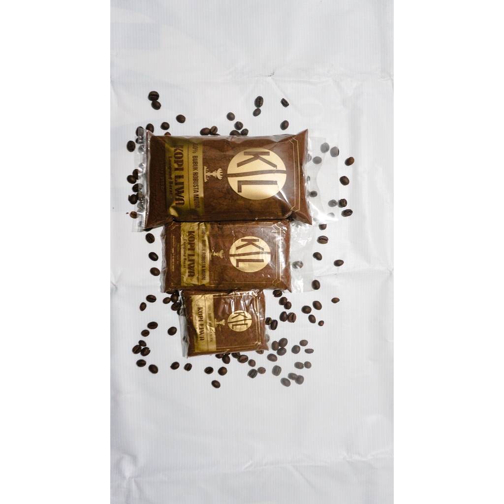 

KL" Kopi Robusta Liwa 100 gram(kopi bubuk murni tanpa campuran)