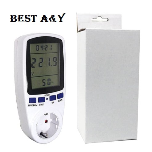 Stopkontak Ukur Daya Listrik Tagihan PLN Biaya kwh Watt 230 VAC Volt meter AC