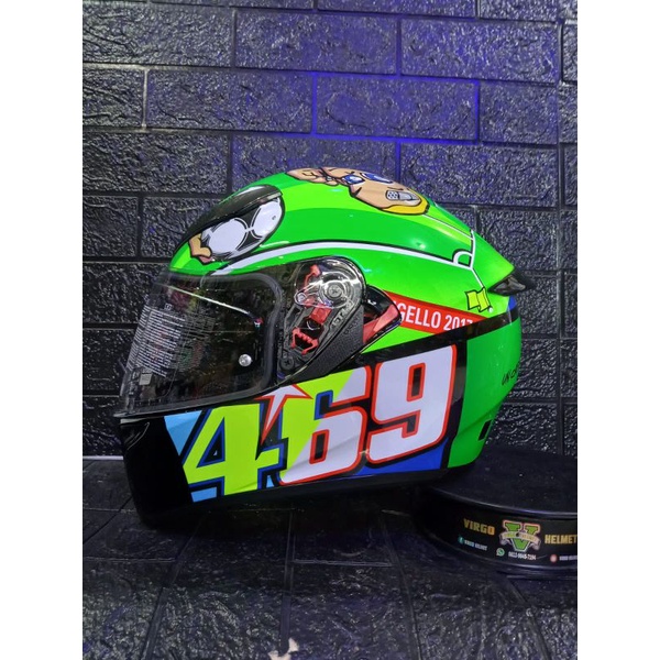 helm full face agv Rossi Mugello original