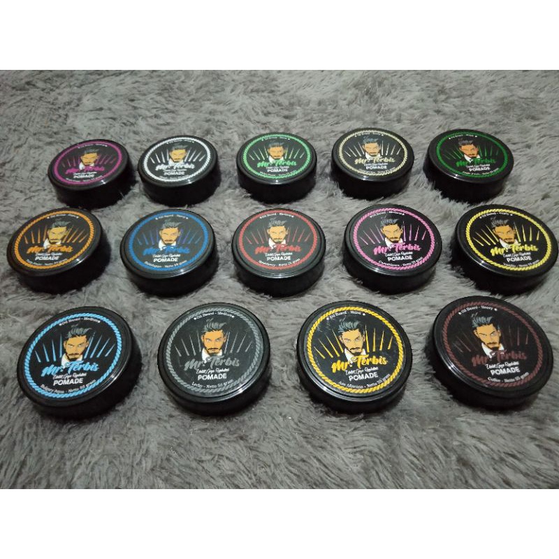 Pomade Oil Based Mr Trebis Paket 10 Pcs Free Sisir Saku