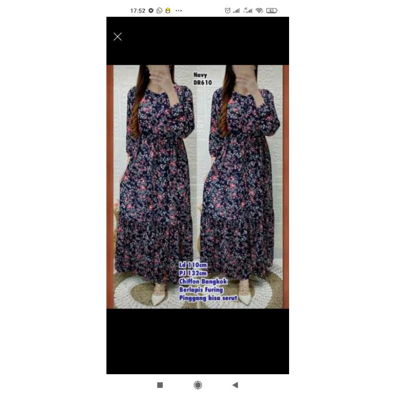 long dress chiffon bangkok