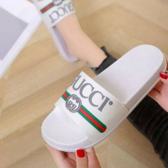 TERMURAH SANDAL WANITA CK660 HITAM/PUTIH