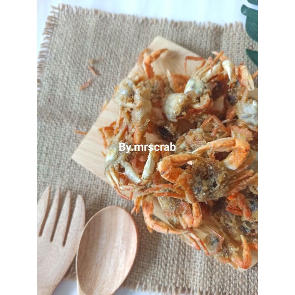 BABY CRAB FROZEN KEMASAN VAKUM 250GR SIAP GORENG  KEPITING FROZEN CRISPY HALAL NIMAT BERGIZI CRAB KRIPS