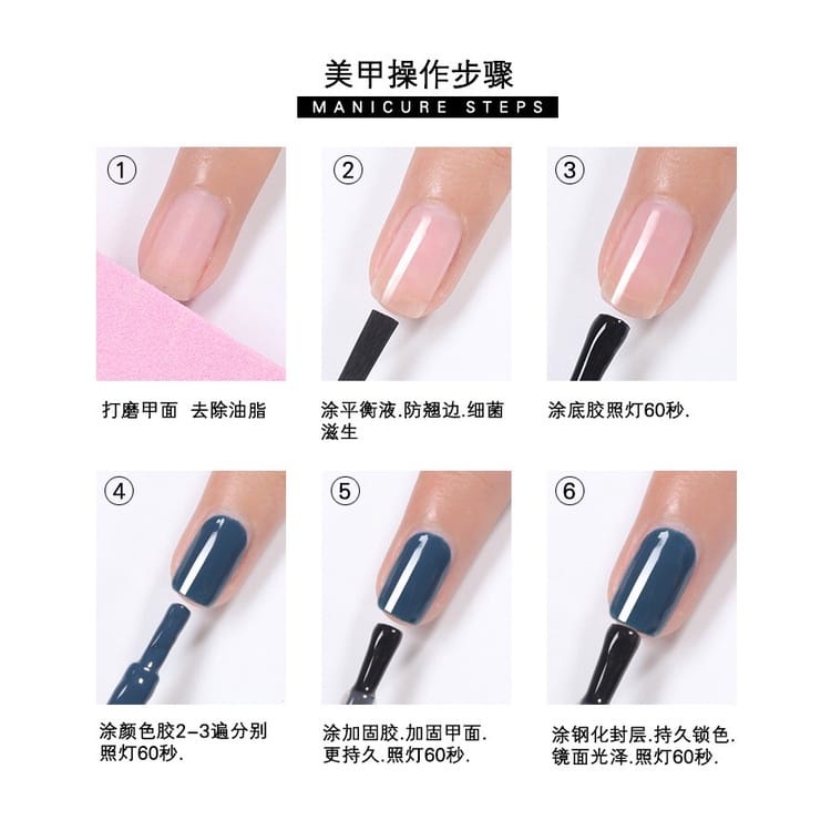 Pretty Kutek Gel TOP COAT/ BASE COAT/MATTE COAT UV LED Gel Nail Polish Kuat Tahan 40Hari