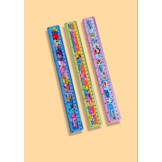 

PENGGARIS KARAKTER 30CM, tebal, original harga 1 lusin (isi 12 pcs( FASHA SHOP TERMURAH TERLARIS