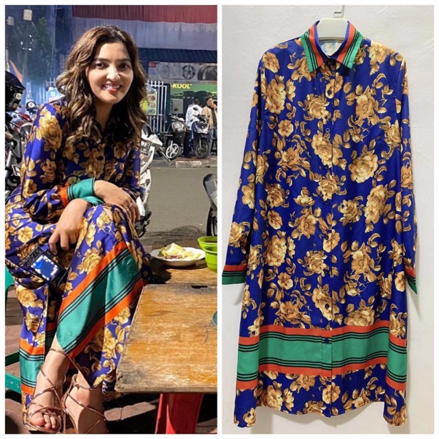 Tunik FLORAL ZARA Import