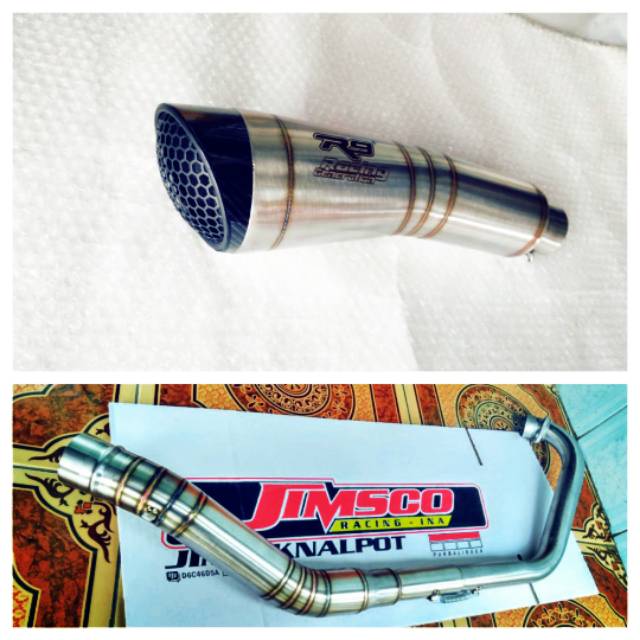 Knalpot R9 h2 knalpot vixion R15 newCB CBR150 GSX Satria FU