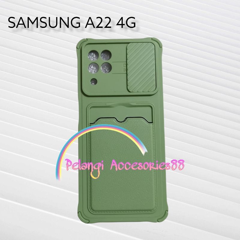 CASE SAMSUNG A22 4G / M32 4G / M22 4G CASE SOFTCASE SLEDING WARNA WARNI