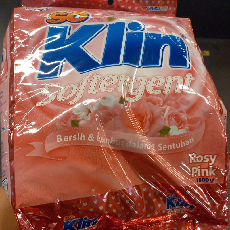 soklin softergent rosy pink 1800gr