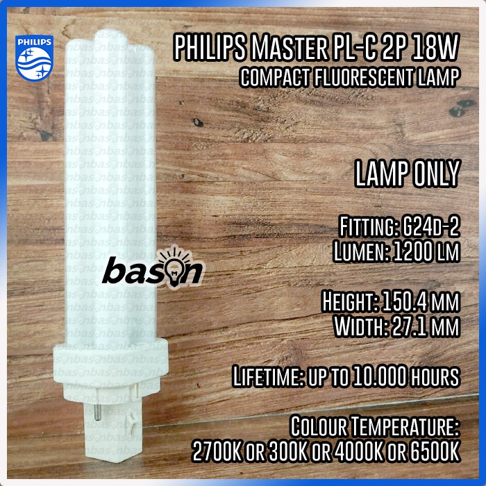 PHILIPS Master PL-C 2 PIN 13W - Lampu CFL 2P