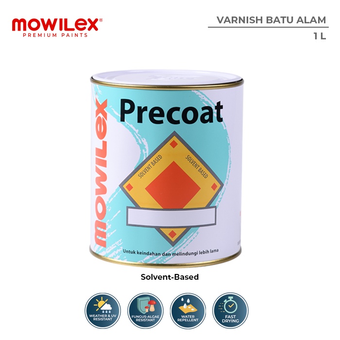 Mowilex Varnish Batu Alam Cat Varnish - 1 L