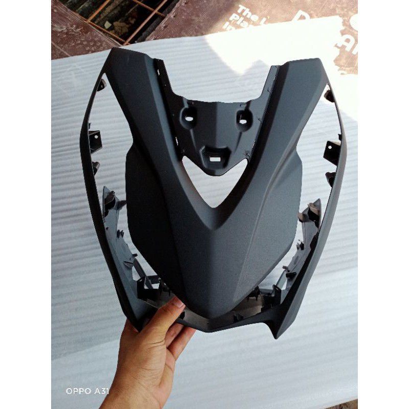 Cover panel tameng body depan beat new led dealuxe k1A beat street 2020 2021 hitam doff